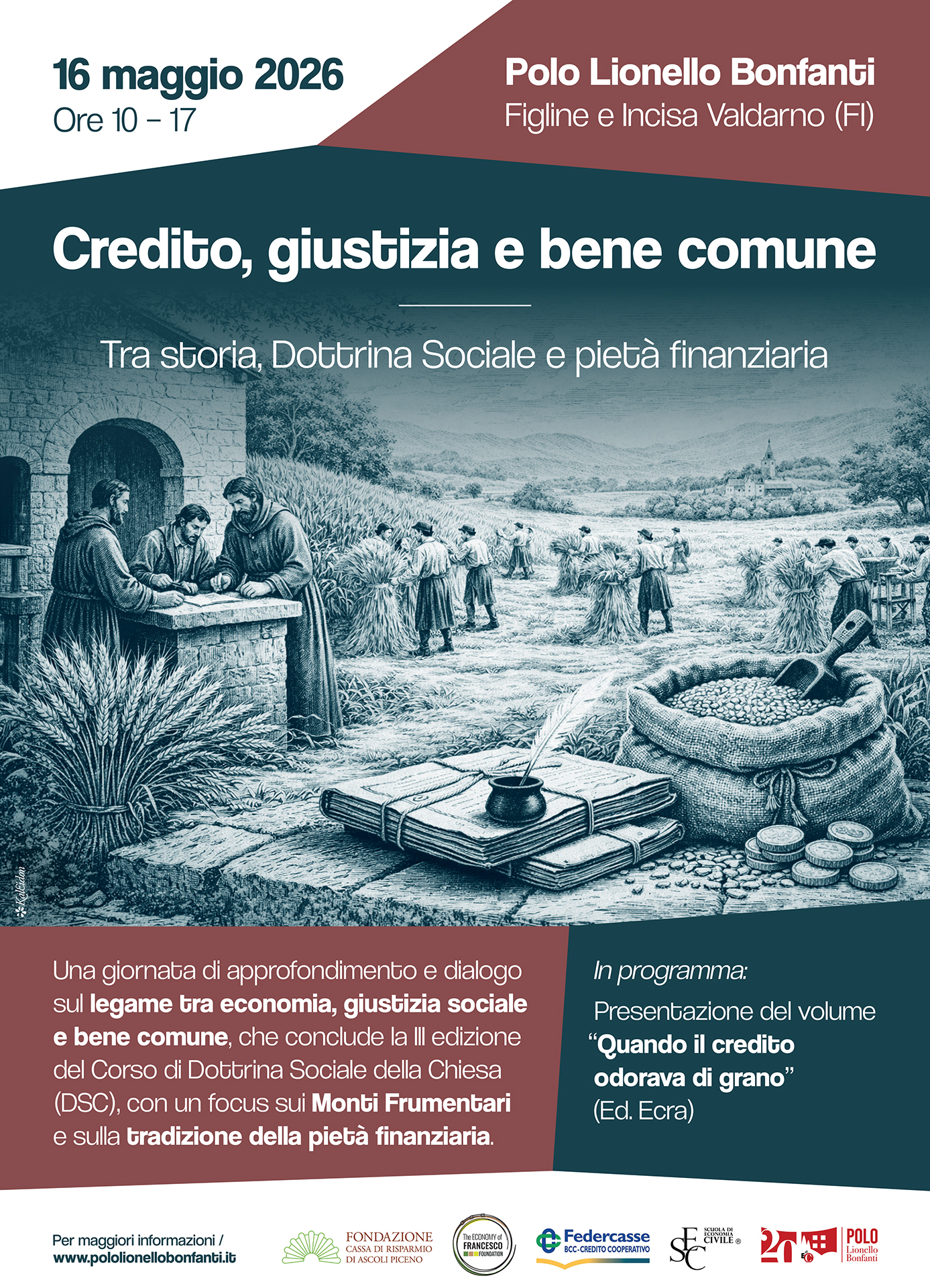 Credito giustizia e bene comune – locandina Credito giustizia e bene comune